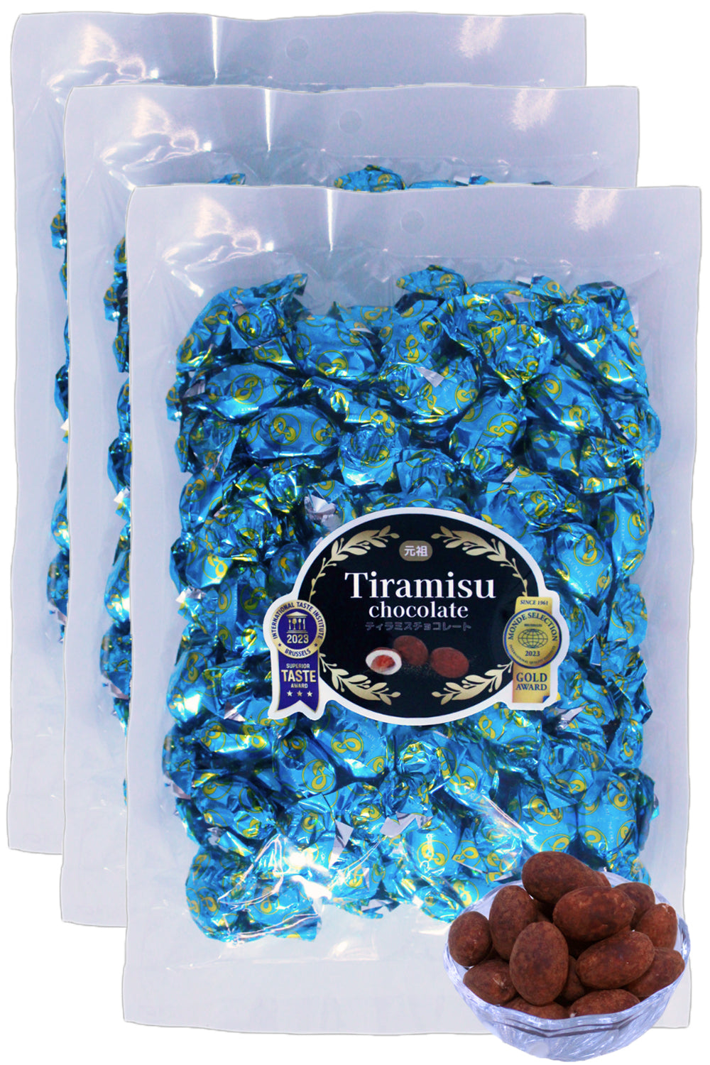 ティラミスチョコレート 17年連続金賞受賞 大容量 500g