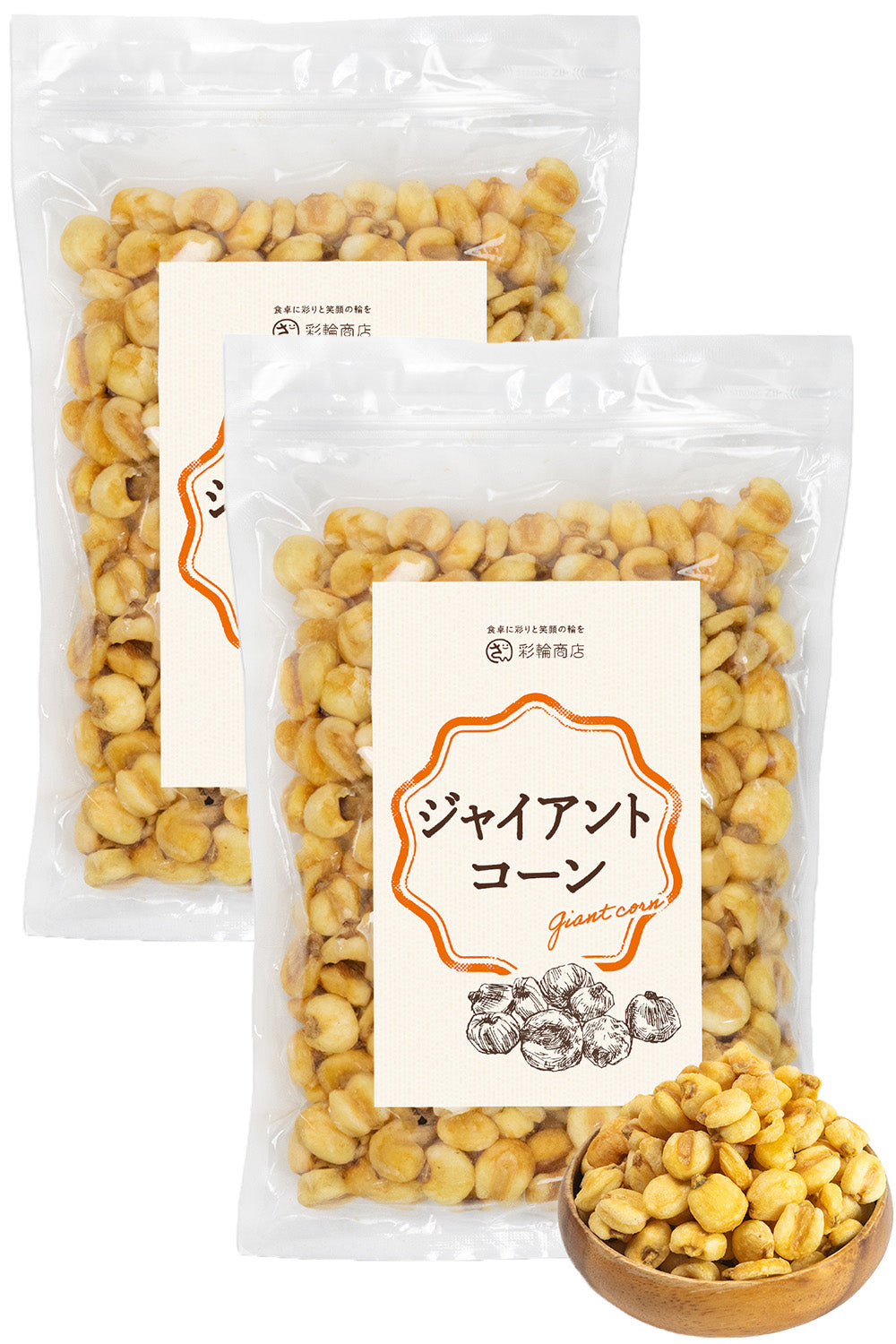 ジャイアントコーン 旨塩コショウ味 400g チャック付