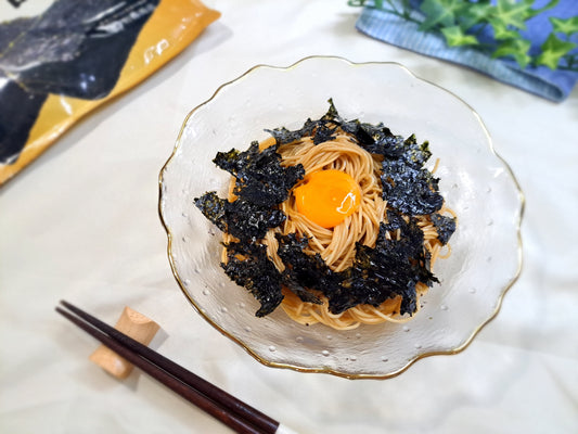 韓国海苔と卵黄のコク旨そうめん