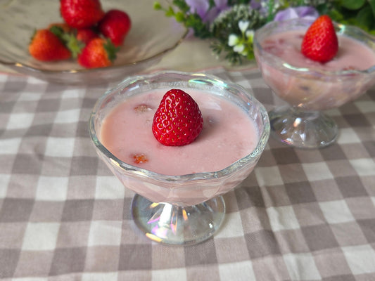 いちごヨーグルトプリン