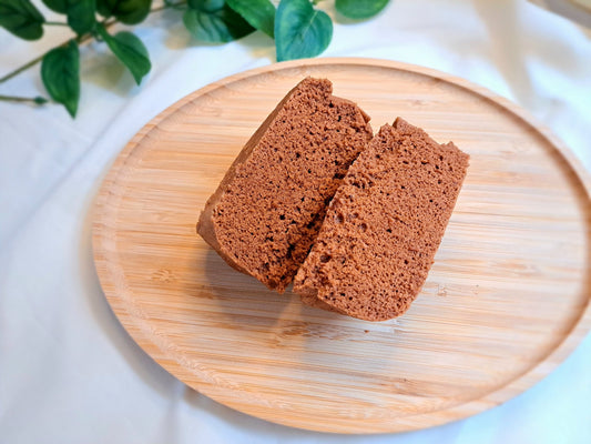 レンジで作るココア蒸しパン