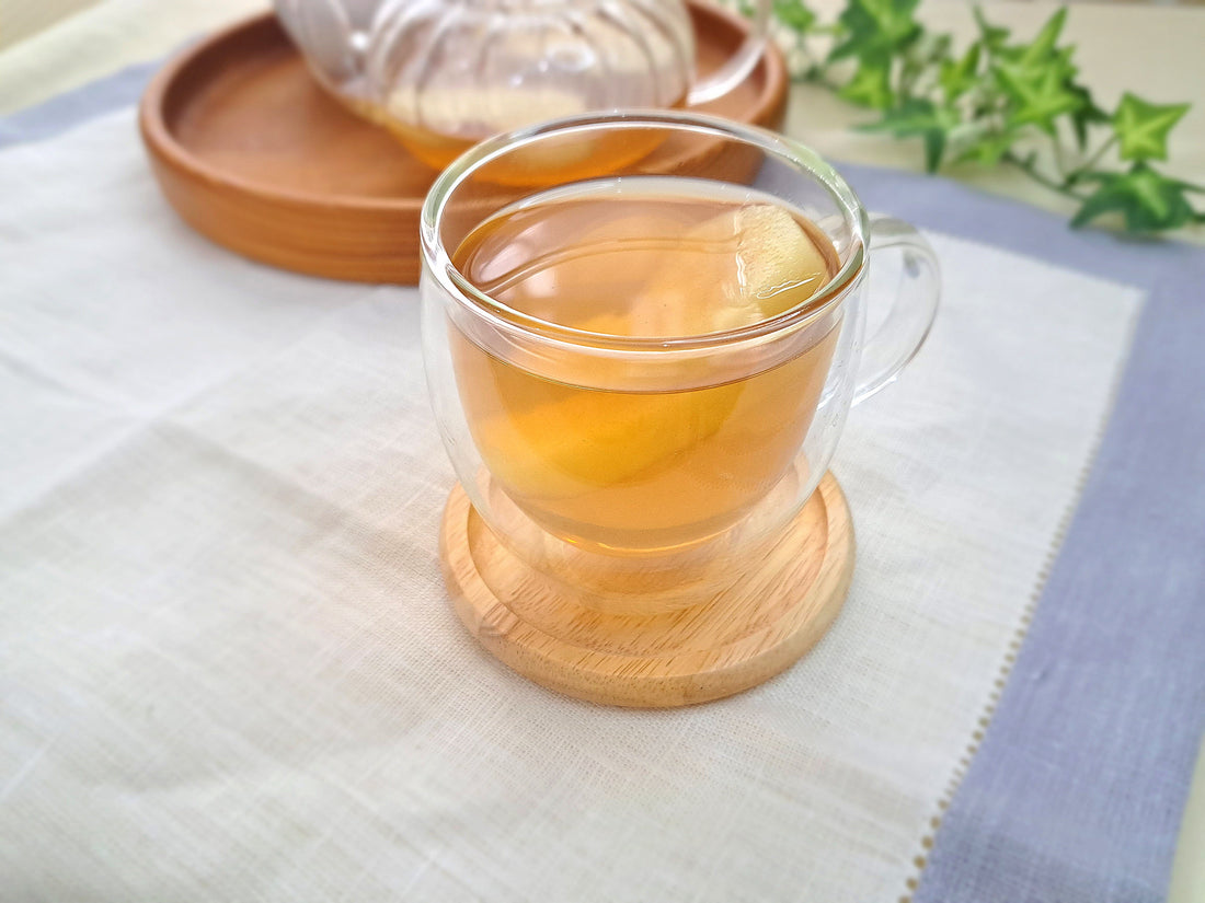 りんごとはちみつのびわ茶
