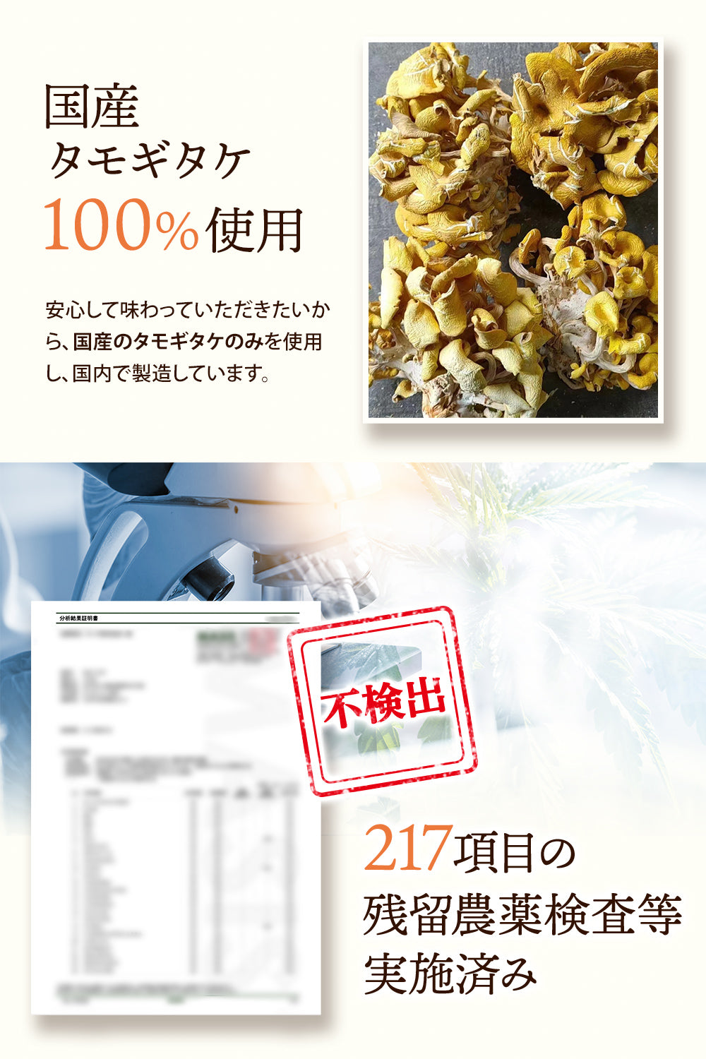 タモギタケパウダー 国産100％ 粉末 110g