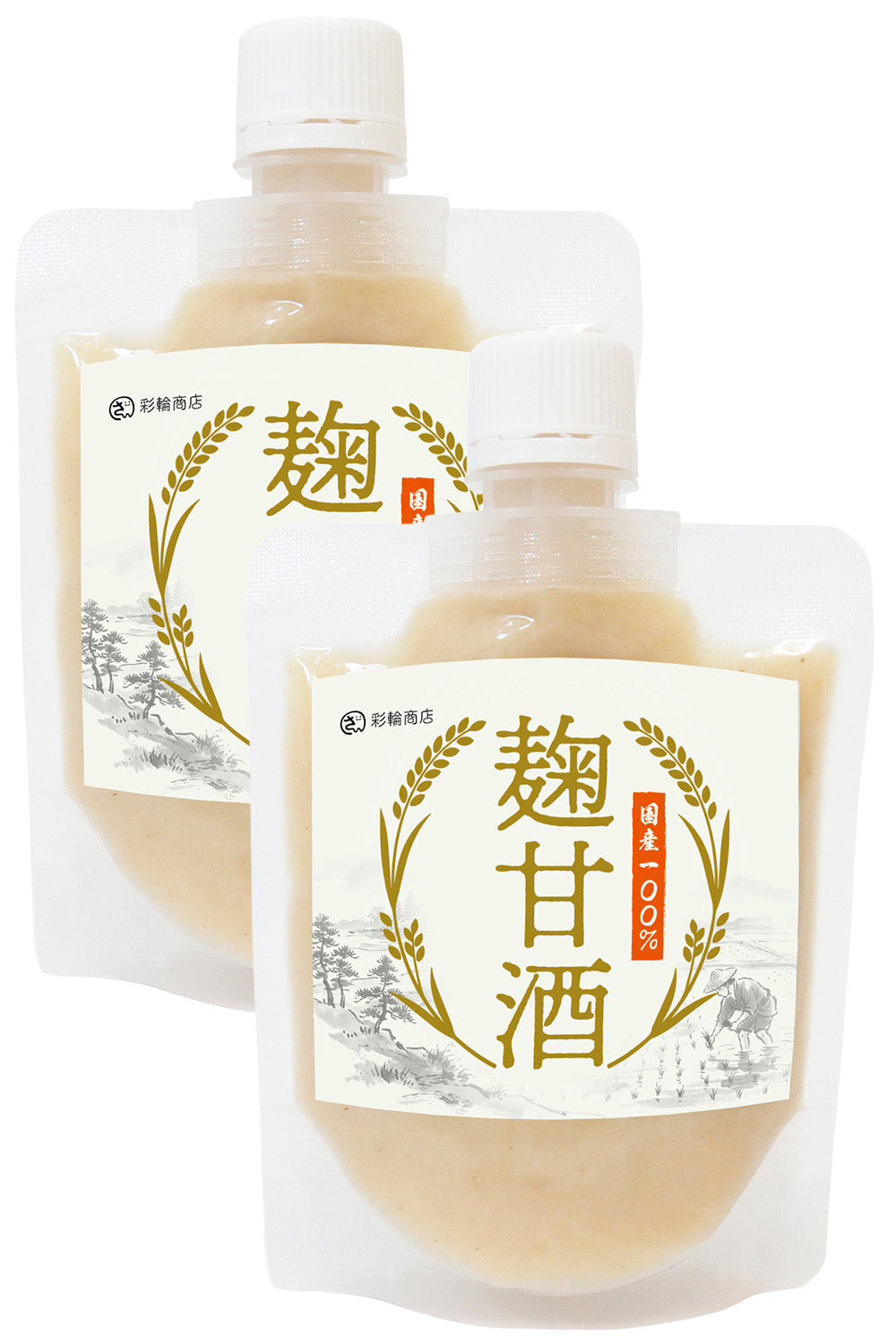 麴甘酒 無添加 ノンアルコール 砂糖・食塩不使用 パウチタイプ 150g