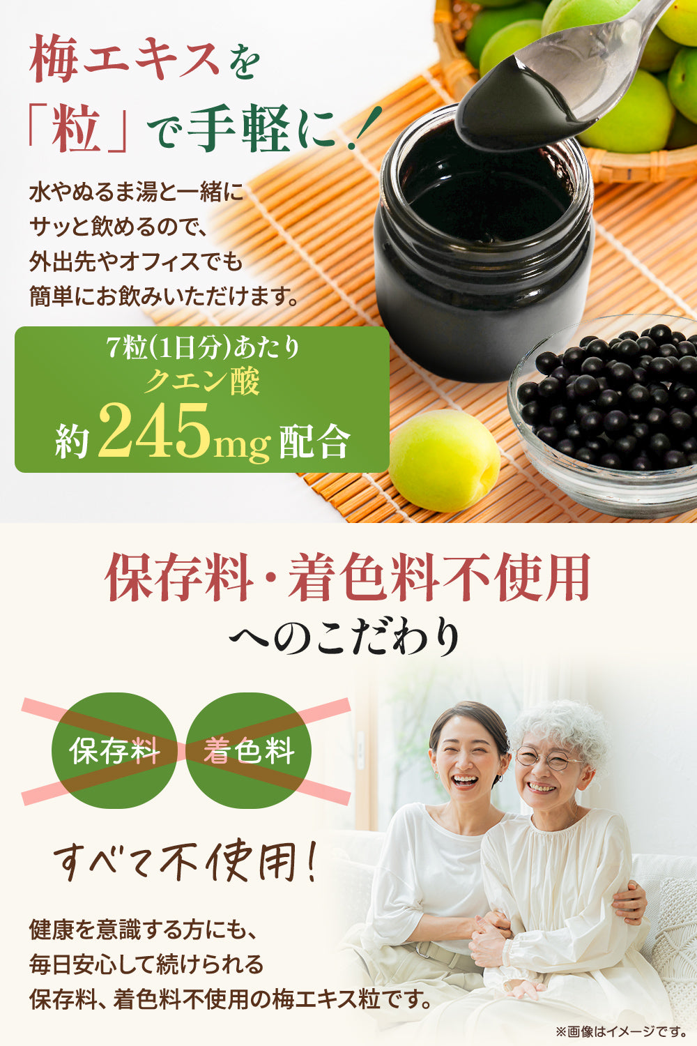 梅肉エキス粒 和歌山県産紀州梅使用  国産 50g